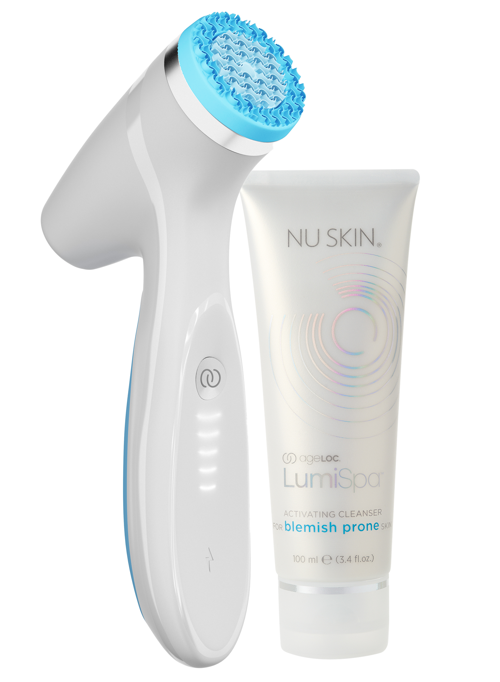 BẢO HÀNH 2 NĂM - Bộ sản phẩm hỗ trợ rửa mặt và chăm sóc da chuyên sâu ageLOC LumiSpa iO dành cho da 