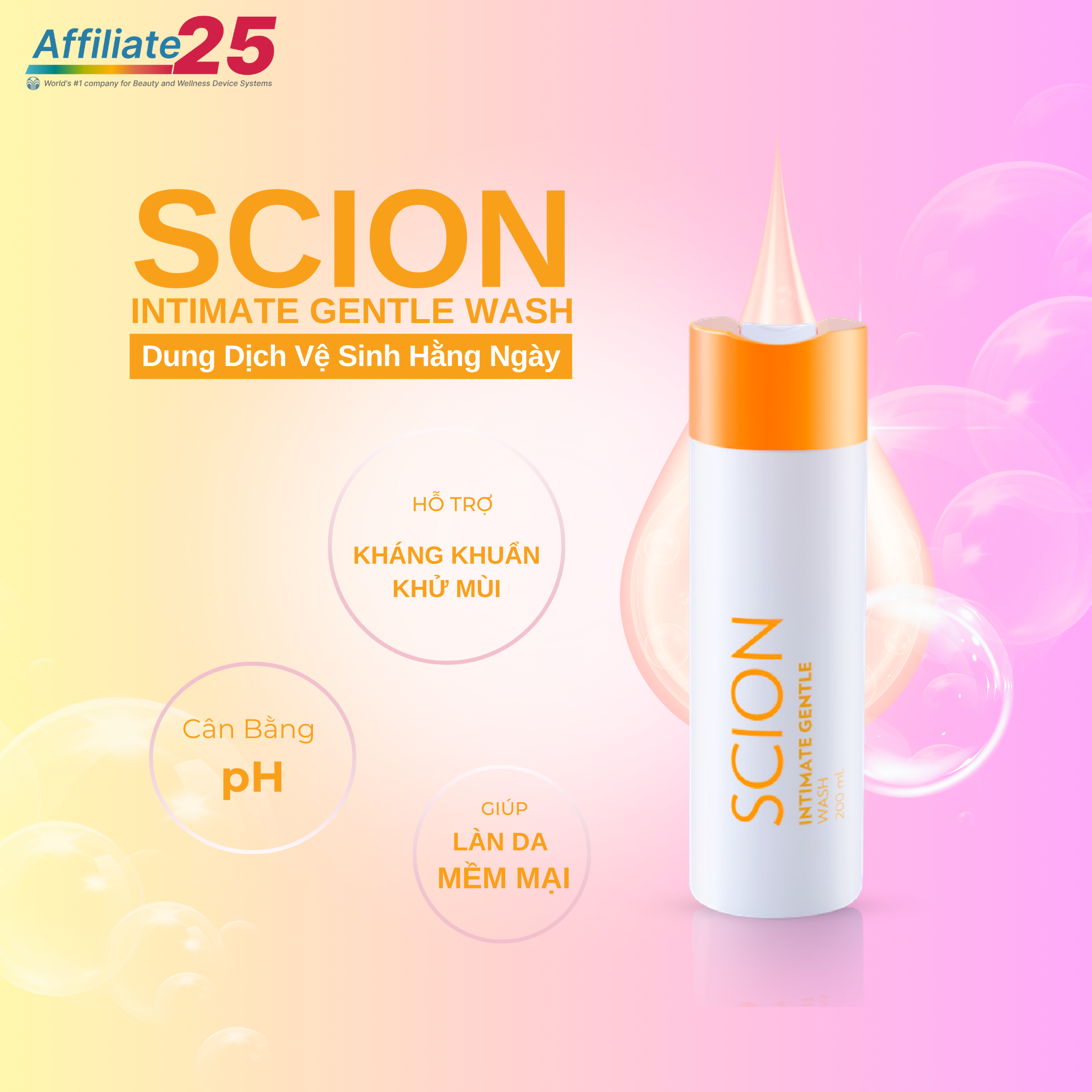 Dung Dịch Vệ Sinh Phụ Nữ Scion Intimate Gentle Wash