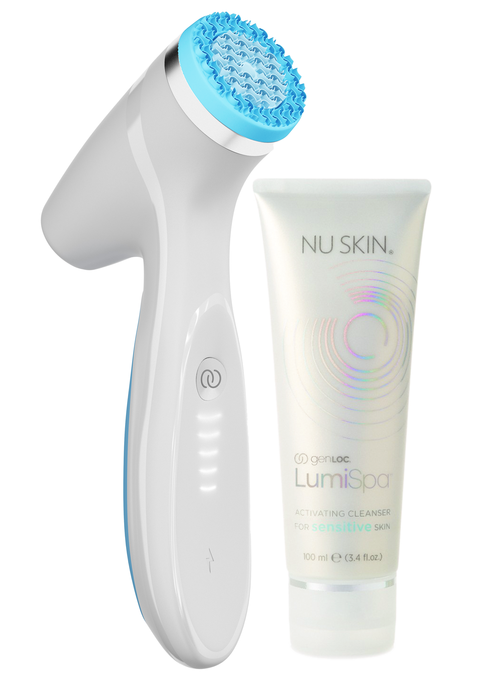 Bộ sản phẩm hỗ trợ rửa mặt và chăm sóc da chuyên sâu ageLOC LumiSpa iO dành cho da nhạy cảm