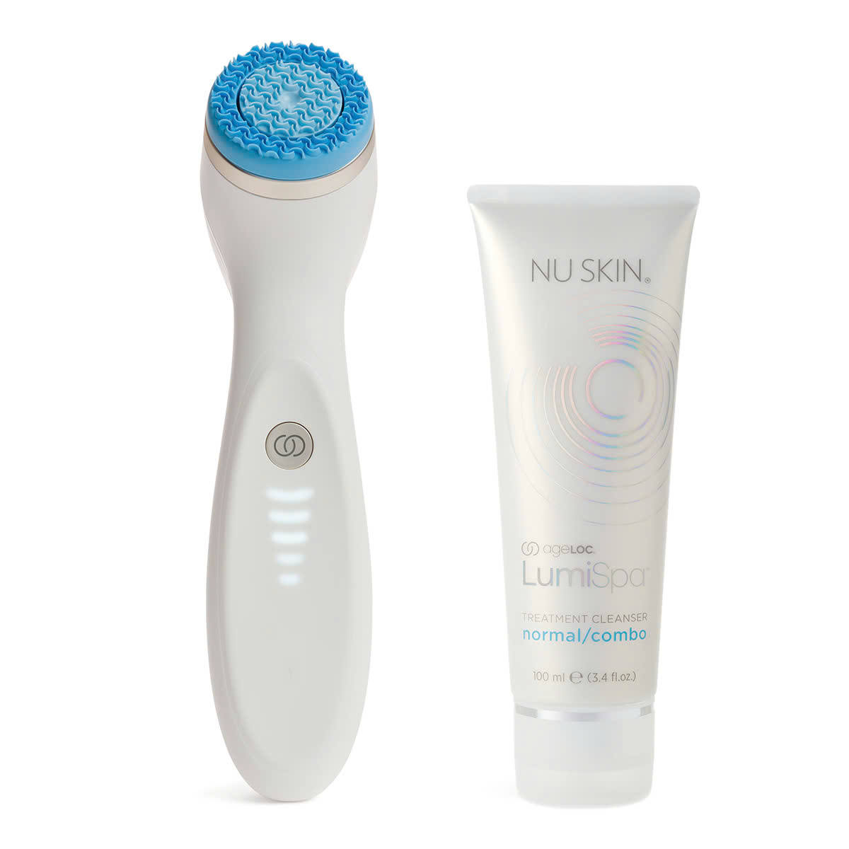 Da thường/ da hỗn hợp - Bộ sản phẩm hỗ trợ rửa mặt và chăm sóc da chuyên sâu ageLOC LumiSpa iO