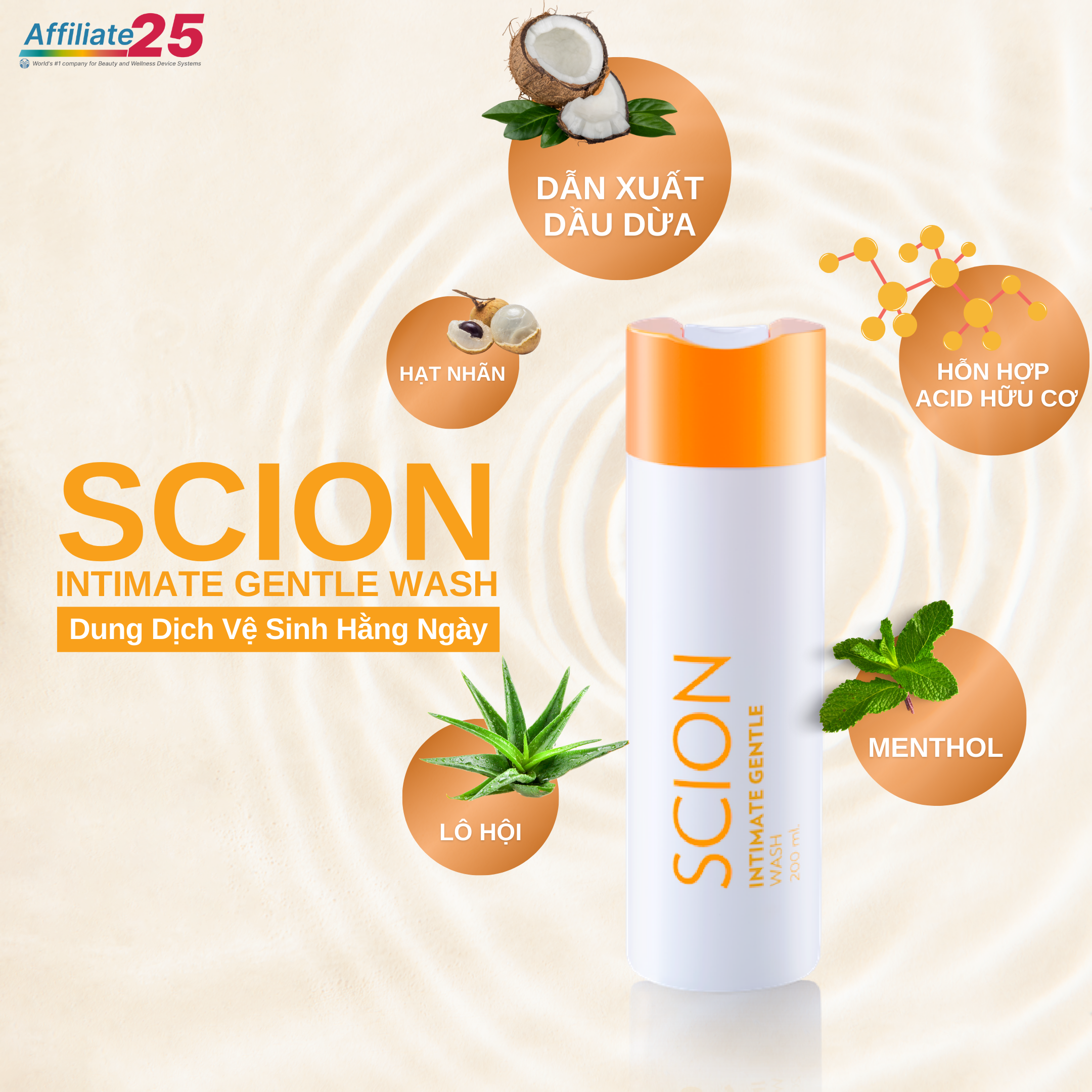 Dung Dịch Vệ Sinh Phụ Nữ Scion Intimate Gentle Wash