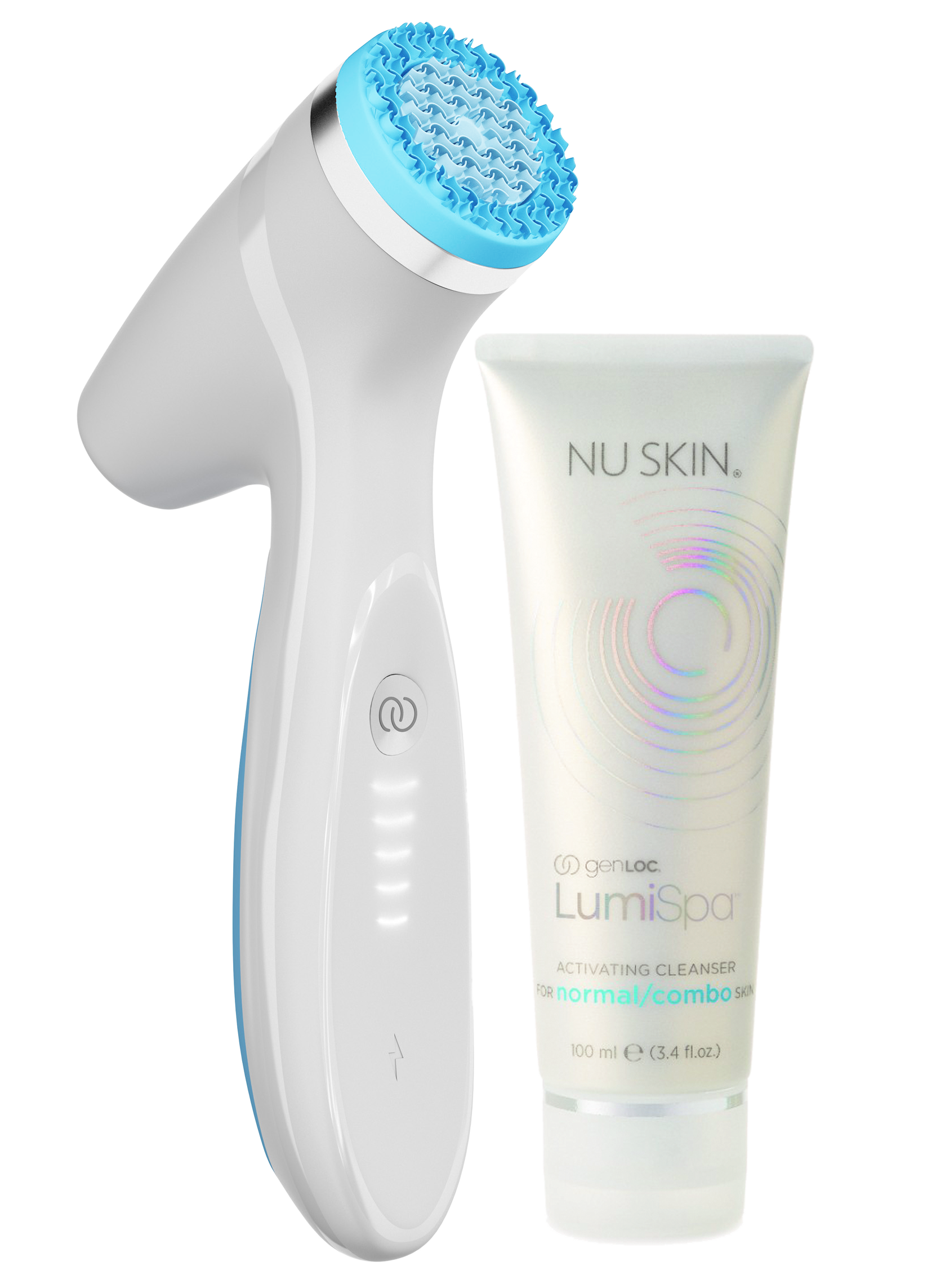 Da dầu - Bộ sản phẩm hỗ trợ rửa mặt và chăm sóc da chuyên sâu ageLOC LumiSpa iO